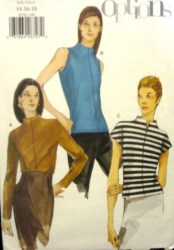 9770 VOGUE MOD STRETCH TOP SLVS OR NOT 3 LENGTHS PATTERN 14-18